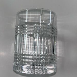 Ralph Lauren Double RL Crystal Glen Plaid Ol Fashioned Glass.